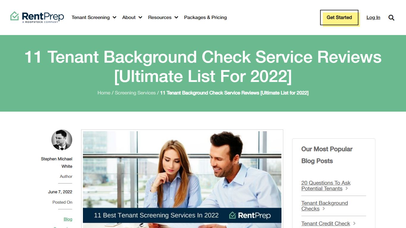 11 Tenant Background Check Service Reviews [Definitive List ... - RentPrep
